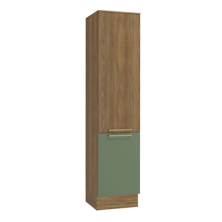 Paneleiro Botanic 2 Portas Nogueira E Verde Oliva