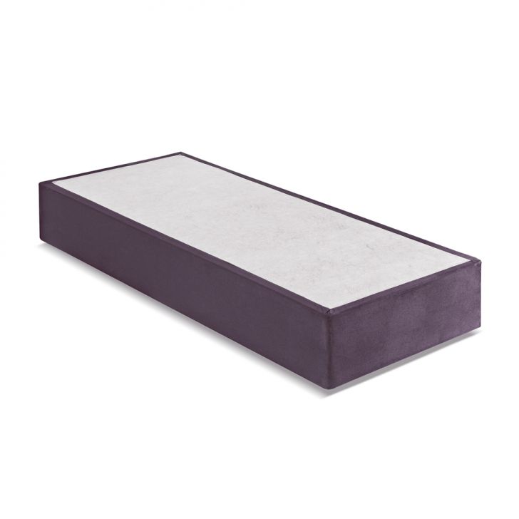Base Para Cama Box Solteiro Sommier (25x88x188) Berinjela