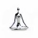 Escultura Yoga Prata em Porcelana Pose Meditação Lótus 15,5x20 cm - D'Rossi