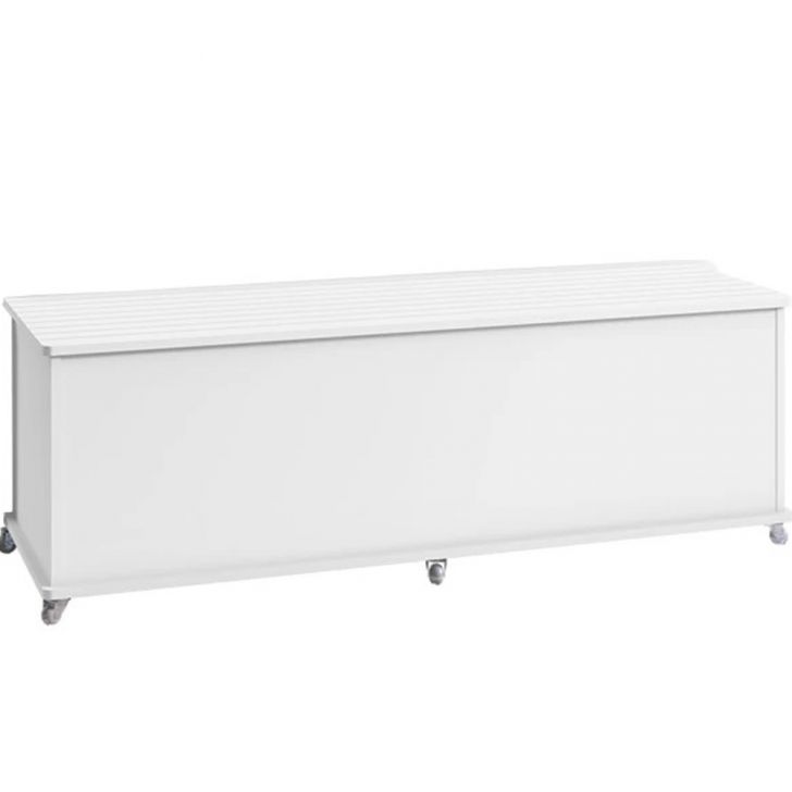 Bau Banco | Banqueta Organizador 02302 1 Porta 135cm Branco DCASA