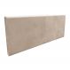 Cabeceira Painel Clean Cama Box Casal 140 cm Suede Bege - D'Rossi