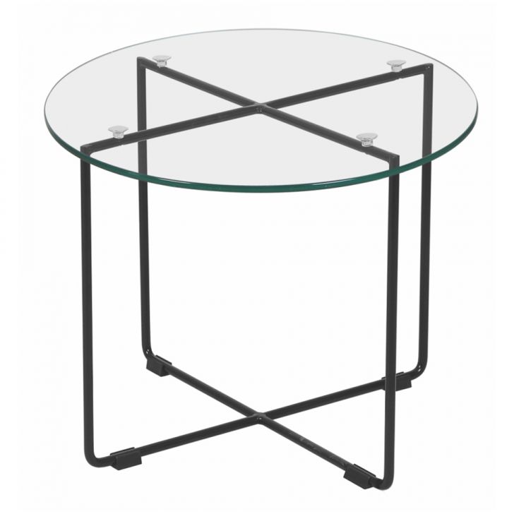 Mesa de Centro Redonda Penélope Preta