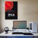 Quadro Jogador de Vídeo Game Desktop 43x30 Filete Marfim