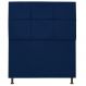 Cabeceira Estofada Damares 90 cm Solteiro Com Botonê Suede Azul Marinho - Amarena Móveis