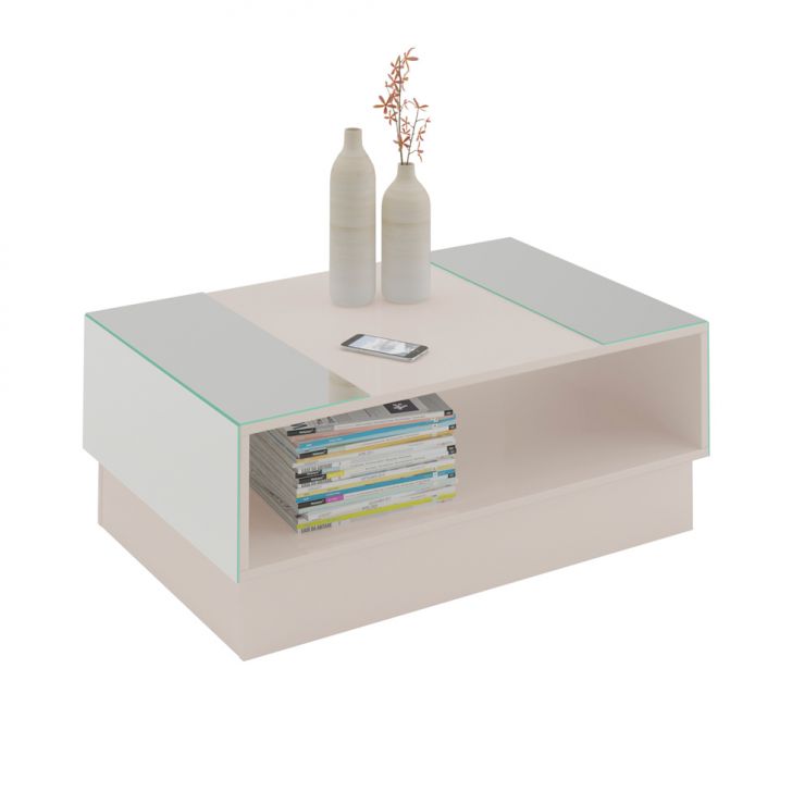 Mesa de Centro Retangular Detroit Off White