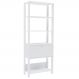 Estante Livreiro 1 Porta 166X63 cm Branco ARLY