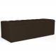 Calçadeira Recamier Baú Para Cama Queen Dália 160x50 Cm W01 Suede Marrom - Lyam Decor