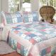 Colcha Queen 3 Peças Patchwork Microfibra Adina