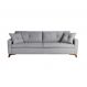 Image of Sofá 3 Lugares Viena Linho Cinza 230 cm SO964UP42XTXMOB