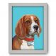 Quadro Decorativo - Beagle - 247qdsb