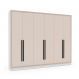 Image of Guarda-Roupa Casal Valência 6 Portas 4 Gavetas Branco e Creme MO895CL42OOZMOB