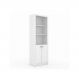 Armário para Escritório 02 Portas ME4110 Branco - Tecno Mobili