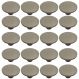 Kit 20 Puxadores Para Móvel Ponto 3,5cm Bronze Armários Gavetas 206 Naico