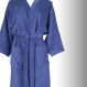 Roupão Adulto Velour Liso Dohler Unissex - M Azul