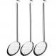 Kit 3 Escumadeiras Grandes para Fritura Cozinha Industrial Restaurante Espumadeiras Brinox