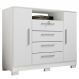 Comoda Rack 2P 4G Madri 121 cm Branco INCP