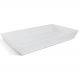 Travessa Melamina Servir Restaurante Retangular 53x32,5x7cm Branca Haus Concept