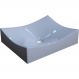 Cuba de Apoio Retangular Para Banheiro Lavabo C01 ML44W Cinza - Lyam Decor