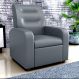 Poltrona Reclinável Decorativa Jersey Sintético Chumbo