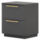 Mesa De Cabeceira 2 Gavetas 50cm DUB 50019 Alasca VLR