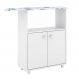 Balcão Com Tábua de Passar 2 Portas TP3050 Branco - Tecno Mobili