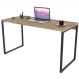 Mesa Para Escritório Home Office Estilo Industrial Form C01 135 cm Carvalho - Lyam Decor