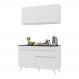 Armário de Cozinha Compacta 120cm Veneza Multimóveis V3687 Branco
