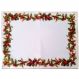Lugar Americano mesa tecido premium decorado 50x37 Cereja