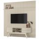 Painel Bancada Tv 75 Pol 245x238 cm Laguna Calacata Off White MADETEC