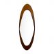Espelho Emoldurado Antique Freijó 134x47cm Oval