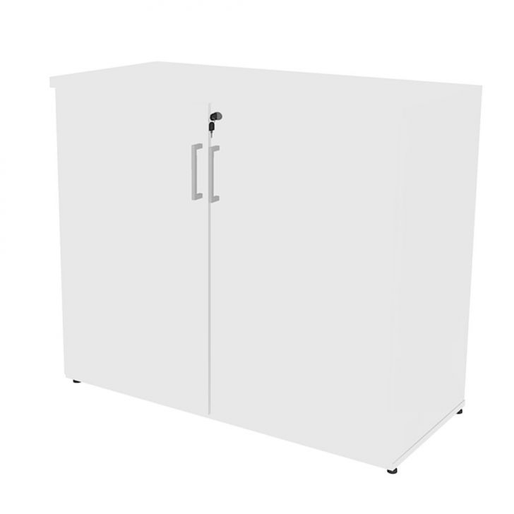 Armário de Escritório KitCubos 2 PT Branco 75 cm