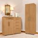 Conjunto de Cômoda e Multiuso Naturalle para Quarto