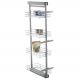 Coluna Aramada Deslizante de Embutir 122cm Organizador 4 Cestos Schmitt