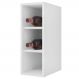 Nicho Aéreo Adega Vertical 20cm Riad Branco - Lumil