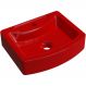 Cuba de Apoio Retangular C01 Para Banheiro RT41 Aria Vermelho - Lyam Decor