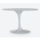 Base de Mesa de Jantar Saarinen Oval Para Tampo de 160x90 até 244x122 cm Branca