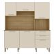 Cozinha Compacta 6P 2G 180 cm Ferrara Freijo Soft KTP