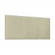 Cabeceira Painel Arizona Para Cama Box King 195 cm Corino Bege - D'Rossi