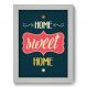 Quadro Decorativo - Home Sweet Home - 146qdrb