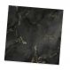 Adesivo para Azulejo Unitário Mármore Preto e Dourado-15x15cm