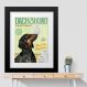 Quadro Para Banheiro Dachshund- 60x48cm