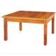Mesa de Jantar em Madeira de Demolição 1,5 x 1,5 m Natural