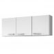 Armário Aéreo Parma 150cm 3 Portas Branco - Lumil Móveis.