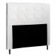 Cabeceira Cama Box Casal Queen Luna 160cm Corano Branco - Desk Design