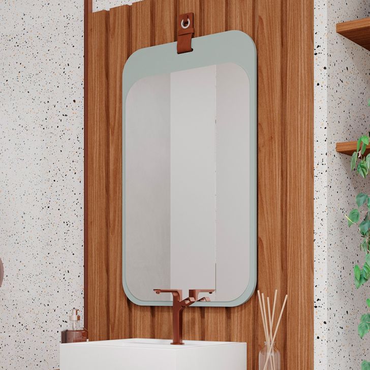 Espelho Decorativo Monet 48x80,5cm Pistache