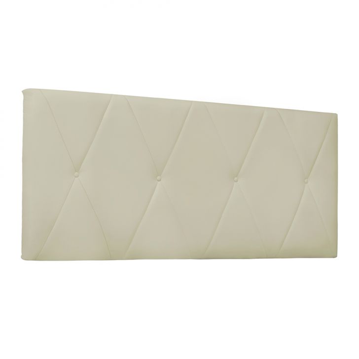 Painel para Cama Box Casal Aquilla Poliuretano Marfim