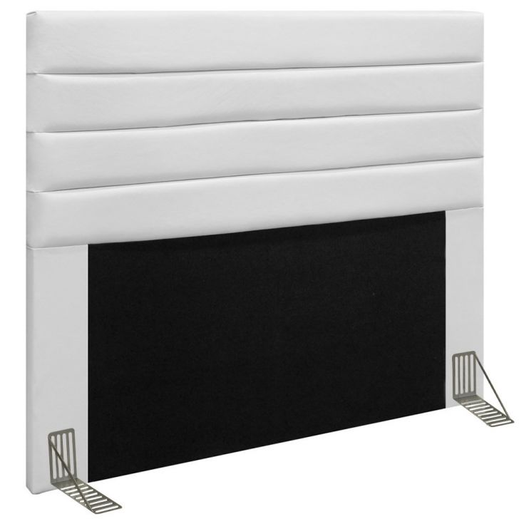 Cabeceira Cama Box Casal 140CM Rubi D10 Corano Branco - Mpozenato