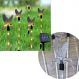 Pisca Solar Enfeite Beija-Flor LED Amarelo Jardim Natal 2,5m