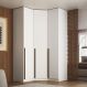 Guarda-Roupa Modulado Altezza 3 Portas 3 Gavetas Branco 131 cm