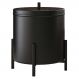 Lixeira 6 L Lovell Aluminio Banheiro Cozinha Lavabo Preto DHom